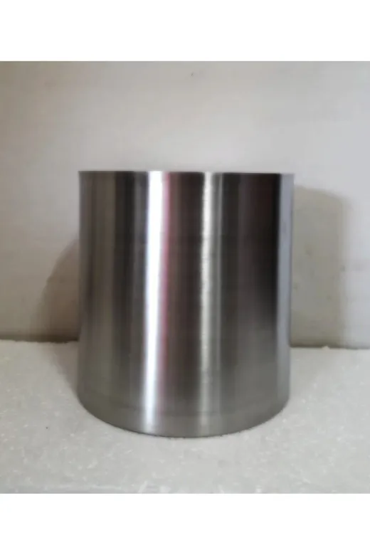 ERHAN FLOWERS ÇİÇEK & DEKORASYON ypy.agç.00318 Yuvarlak Paslanmaz Saksı Gümüş 30X30