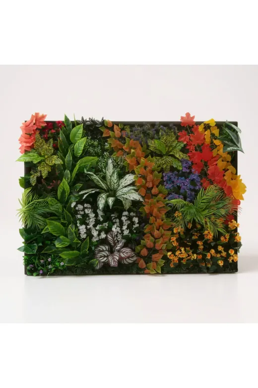 ERHAN FLOWERS çiçek.kaplama.6 Yapay Çiçek Duvar Kaplama 40X60 Cm