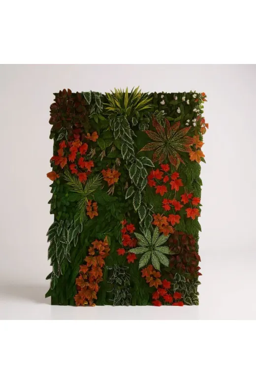 ERHAN FLOWERS ozl-dky-bhc-1 Yapay Çiçek Duvar Kaplama 190 Cm X105 Cm