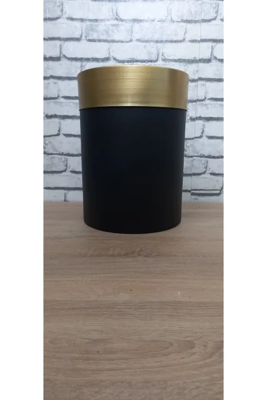 ERHAN FLOWERS Saksı_40×30 40×30 Darbuka Saksı Gold Kemerli