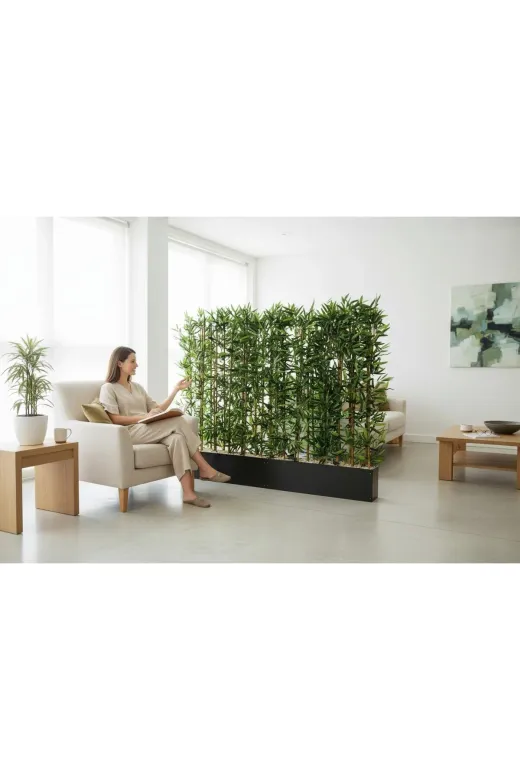 ERHAN FLOWERS spt.240.200 240 Cm Saksıda 200 Cm 36 Adet Bambulu Sperator