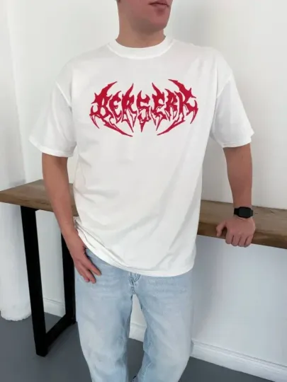 Erkek Baskılı T-Shirt Yazlık Kısa Kol Bisiklet Yaka Rahat Kalıp Tişört - Beyaz - 2XL - Beyaz