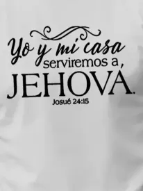Erkek Jehova Baskılı Süprem T-shirt - S-M - Beyaz