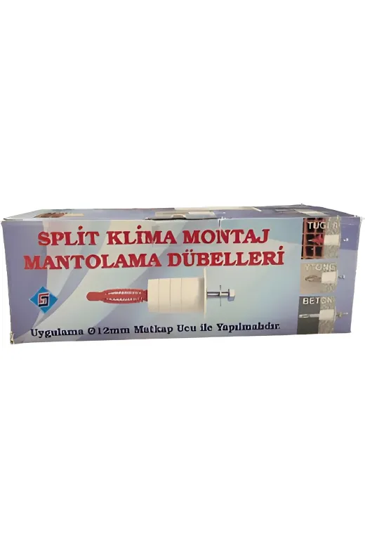 Ermiya 869401258741 Klima Split Montaj Mantolama Dübeli Takım – 4’Lu Paket