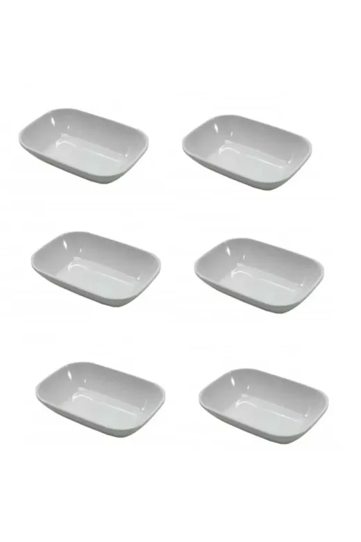 Ermiya 869588295634 Emr Kırılmaz Melamin 24 Adet Orta Boy Kahvaltılık - Meze Tabağı 14 Cm
