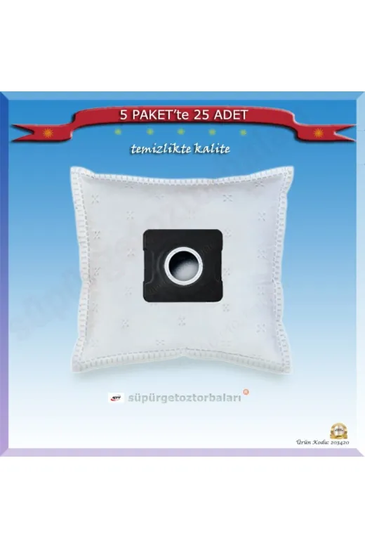 Ermiya 8695i787441k869 Soundless Süpürge Toz Torbası 25 Ad 203420 Stilevs
