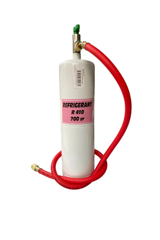 Ermiya 8696000632323 R410 Refrigerant Soğutucu Gaz 700 Gram+90 Cm Hortum+Vana
