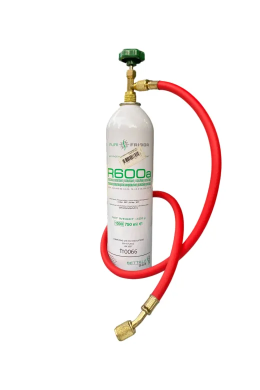 Ermiya 869600085465 R600 Bekatech Refrigerant Soğutucu Gaz 420 Gram+90 Cm Hortum+Vana