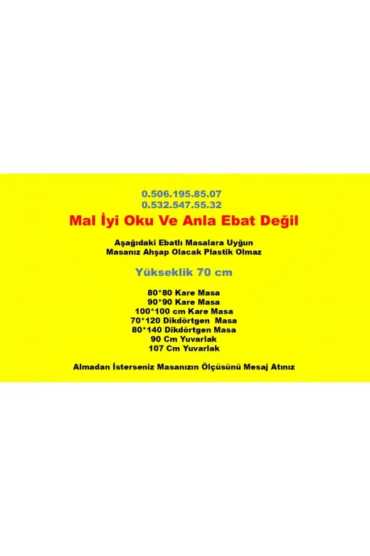 Ermiya 869776971139 Werty Home Dikdörtgen Kare Yuvarlak Werzalit Ahşap Uygun Katlanabilir Masa Ayağı Metal Y-74-U-115