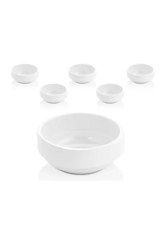 Ermiya 869CD2869 10 Parça 12 Cm Square Melamin Çorba Kasesi