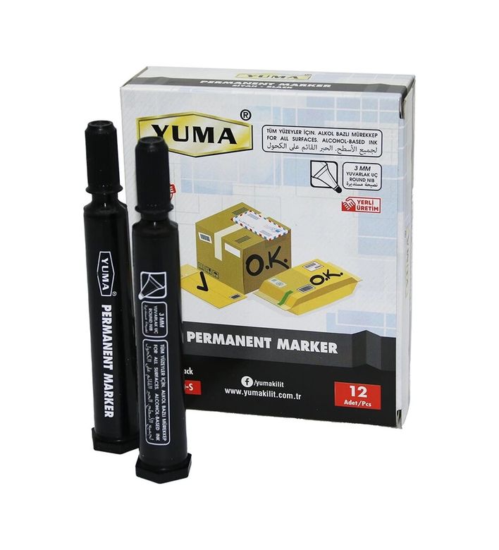 Erturkstore 105201472 Yuma Ym-790S Siyah Koli Kalemi 12