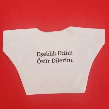 Eşeklik Ettim Yazılı Oyuncak Tişörtü