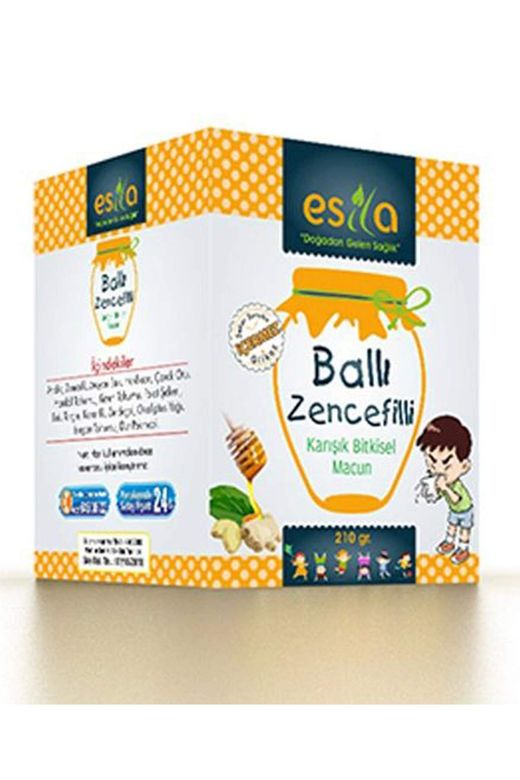 ESİLA RT-RYB-ESL1028 Ballı Zencefilli Çocuk Macunu 210 Gr.- Özel