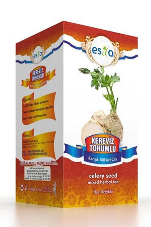 ESİLA RT-RYB-ESL1069-1164 Kereviz Tohumlu Prst Çayı 150 Gr.- Kavanoz