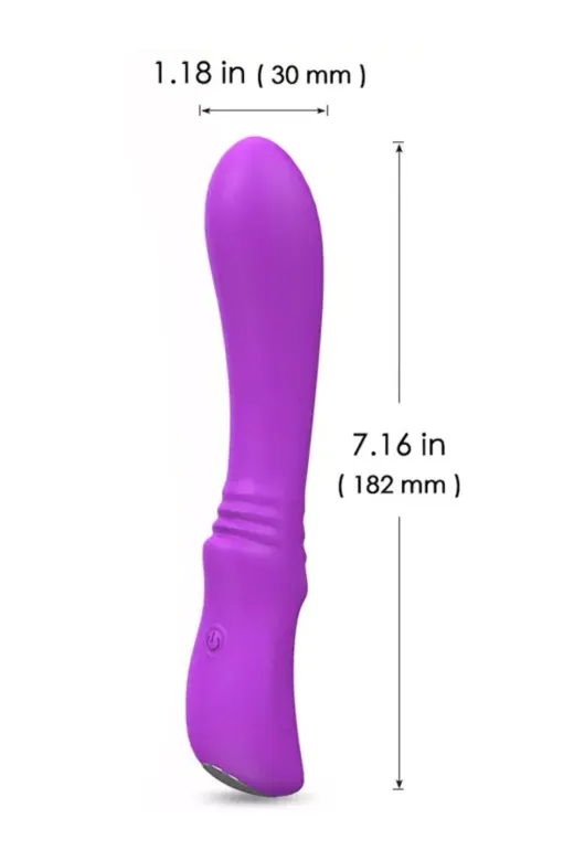 Esnek Ultra Güçlü Şarjlı Vibratör 18 Cm