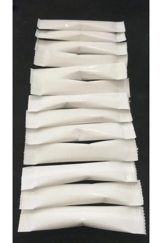 Espak 141252232227 Stick Şeker Toz Şeker 3 Gr Beyaz 2500 Adet Baskısız 7,5 Kg