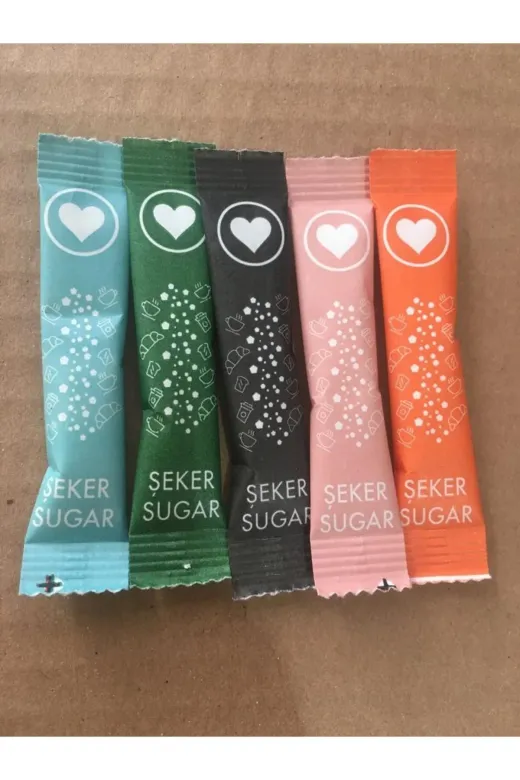 Espak TYB47114DJJG1IZI25 Stick Şeker Toz Şeker 2,5 Gr Renkli 2000 Adet 5 Kg