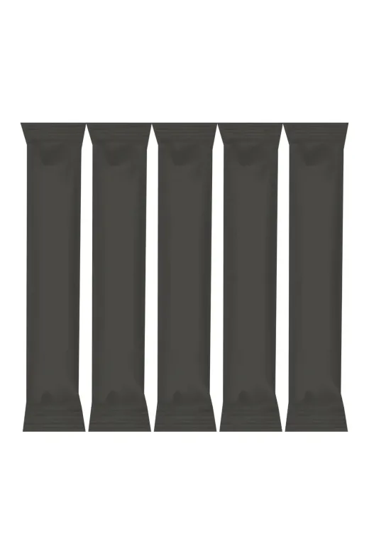 Espak TYBBGQFVEVB678QQ75 Stick Şeker Toz Şeker 3 Gr 1000 Adet Siyah Baskısız 3 Kg