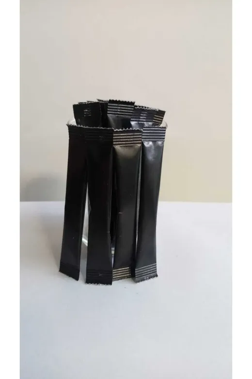 Espak TYBWUEEX03NREW5N77 Stick Şeker Toz Şeker 3 Gr 2500 Adet Siyah Baskısız 7,5 Kg