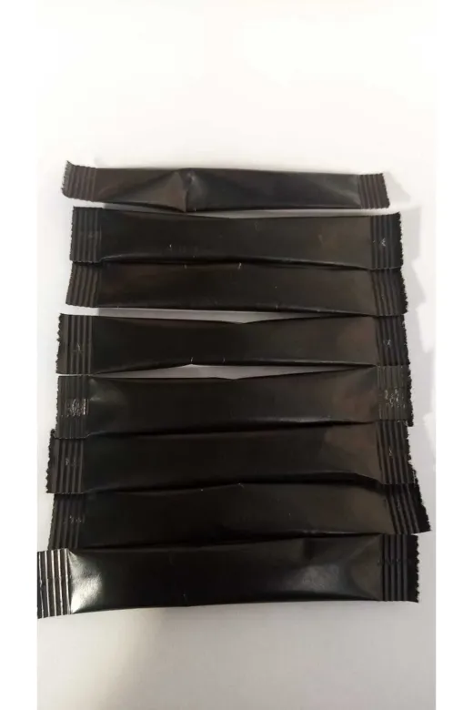 Espak TYBWUEEX03NREW5N77 Stick Şeker Toz Şeker 3 Gr 2500 Adet Siyah Baskısız 7,5 Kg