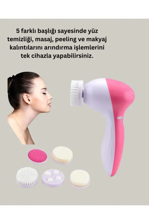 Ethab Giyim 5 In 1 Elektrikli Yüz Temizleme Ve Masaj Cihazı - Glst3446-3918