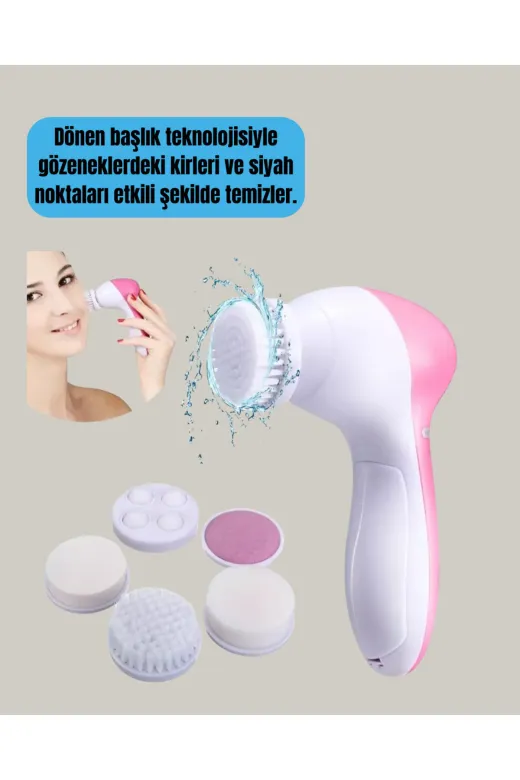 Ethab Giyim 5 In 1 Elektrikli Yüz Temizleme Ve Masaj Cihazı - Glst3446-3918