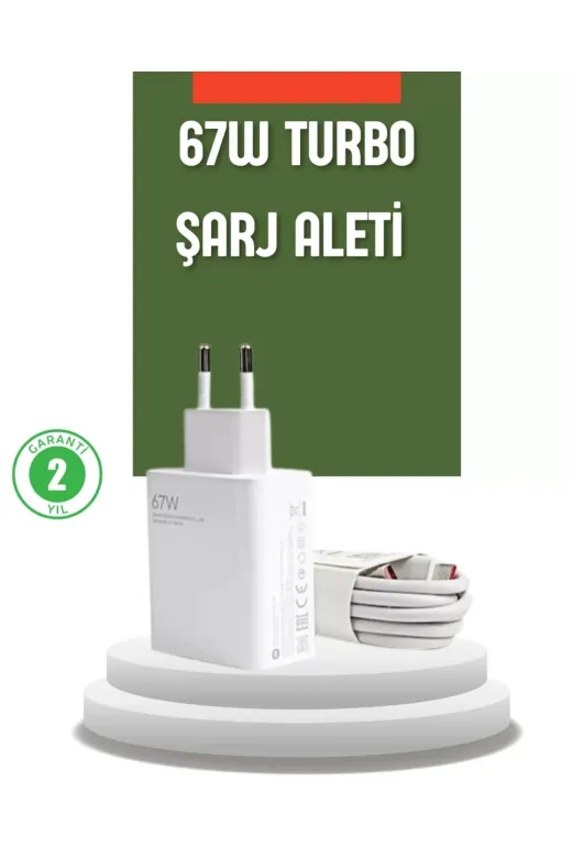 Ethab Giyim 67 Watt Turbo Şarj Cihazı Redmi Note 10 11 12 Uyumlu - Glst8431-6447