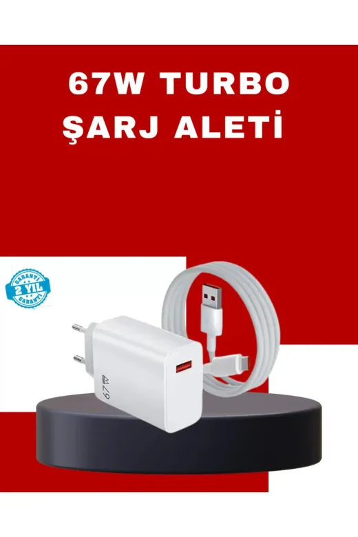 Ethab Giyim 67 Watt Yüksek Güç Şarj Adaptörü Mi 10 Mi 11 Mi 12 Uyumlu - Glst3549-3623