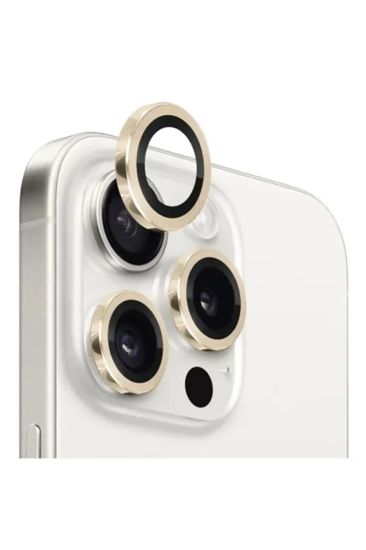 Ethab Giyim Ally Iphone 15 Pro/15 Pro Max Kamera Lens Koruma Camı-(5775) - Glst5180-2709