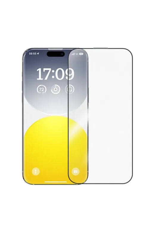 Ethab Giyim Crystalline Iphone 15 Için Parlama Önleyici Tempered Cam Ekran Koruyucu-(5775) - Glst5342-7368