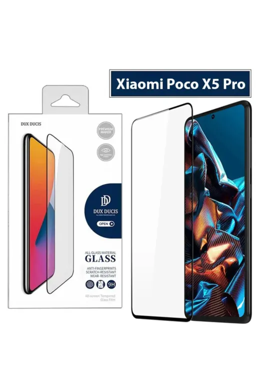 Ethab Giyim Dux Ducis Poco X5 Pro Full Kaplama Cam Ekran Koruyucu-(5775) - Glst5456-9298