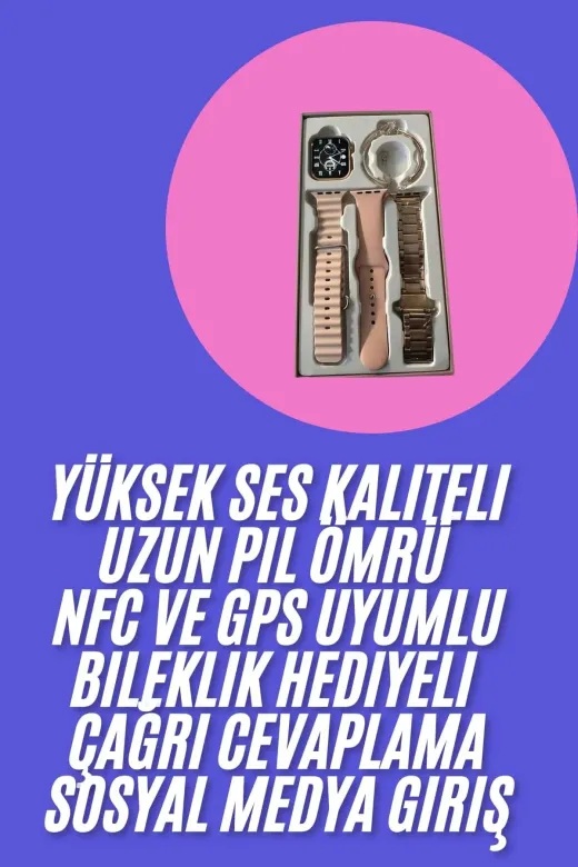 Ethab Giyim Genç Kızlara Özel Akıllı Saat 41 Mm Çağrı Cevaplayabilen Nfc Ve Gps Uyumlu - Glst1760-3534