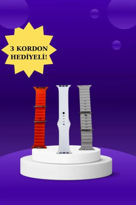 Ethab Giyim GLST1119-6971 Akıllı Saat Arama Görüşme Bildirim Görme Uyku Ve Sağlık Takibi Nabız Ölçe - Glst1119-697