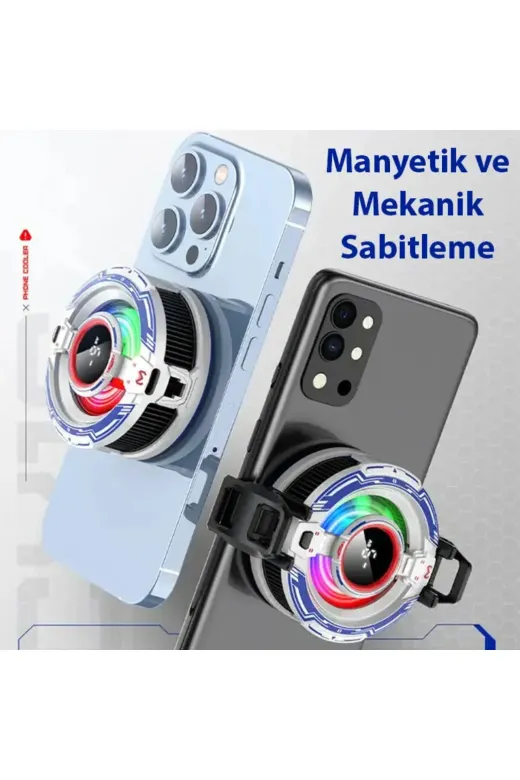 Ethab Giyim GLST1132-4371 Cx16 Ios Android Soğutucu 15W15W Manyetik Rgb Telefon Soğutucu – Anında Hızlı - Glst1132-437