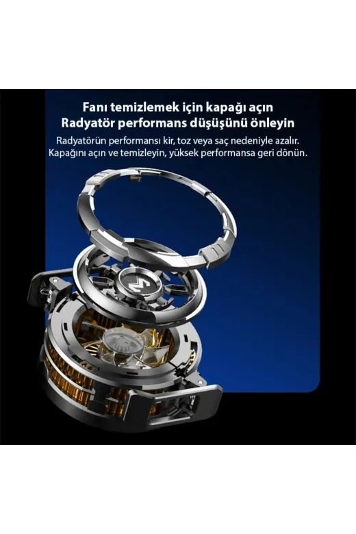 Ethab Giyim GLST1328-4941 Cx08 Ios Android Soğutucu 15W Manyetik + Arka Klips 2'si 1 Arada Yarı İletke - Glst1328-494