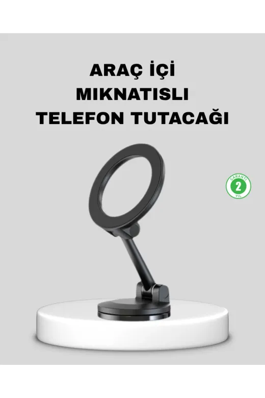Ethab Giyim GLST5827-3792 Katlanır Manyetik Araç İçi Telefon Tutucu – 360° Dönebilen Magsafe Uyumlu G? - Glst5827-379