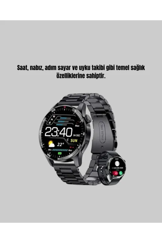 Ethab Giyim GLST6621-6031 Spor Ve Sağlık Takip Özellikli Akıllı Saat – Kalp Atış Uyku Ve Adım Ölçe - Glst6621-603
