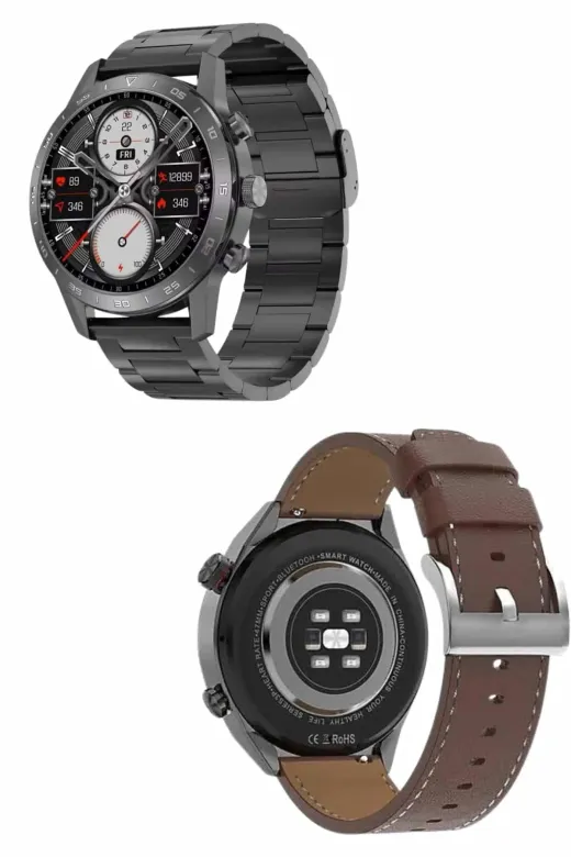 Ethab Giyim GLST7184-2059 Erkeklere Özel Akıllı Saat Çelik Kordon Bluetooth Bağlantılı İos Ve Android - Glst7184-205