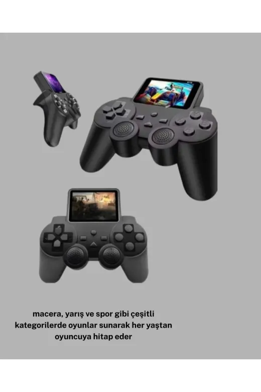 Ethab Giyim GLST8970-1855 Atari S10 Retro Oyun Konsolu – 520 Klasik Oyun Taşınabilir Tasarım Nostaljik Oy - Glst8970-185
