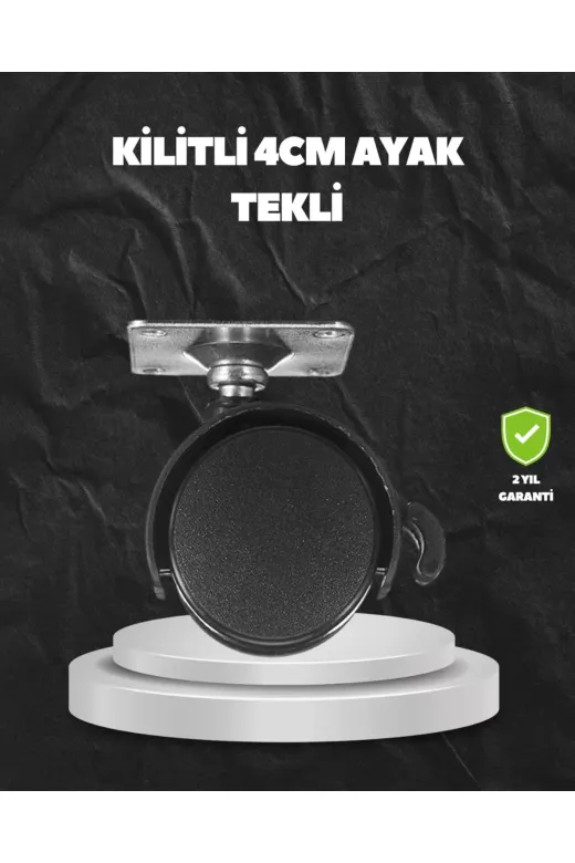 Ethab Giyim Kilitli 4 Cm Evrensel Tekerlek Ayak Tek Adet - Glst8201-2541