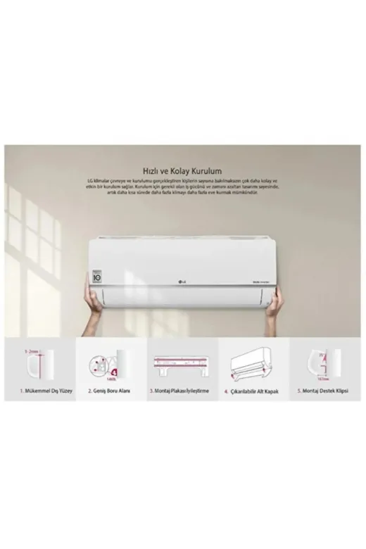 Ethab Giyim Lg Pc12Sq S3Nm12Ja2Fa 12000 Btu Klima(1923) - Glst3782-4963