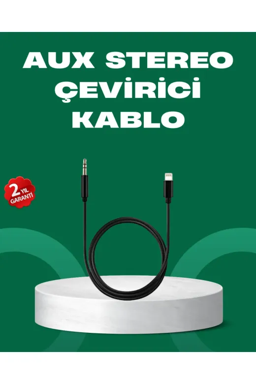 Ethab Giyim Lightning To 3.5Mm Aux Ses Dönüştürücü Kablo 1 Metre Stereo Uyumlu - Glst8321-1490