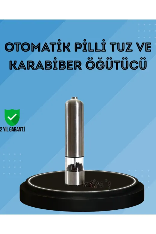 Ethab Giyim Pilli Baharat Değirmeni Karabiber Tuz Ve Baharat Öğütücü - Glst5549-5243