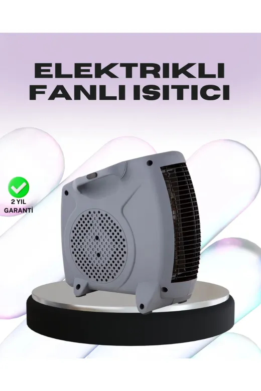 Ethab Giyim Taşınabilir Fanlı Isıtıcı Elektrikli Termik Korumalı Oda Isıtıcı - Glst3487-4678