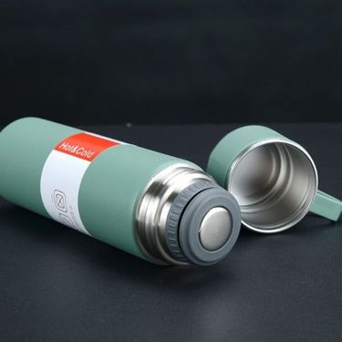 ETT 562741419199 Paslanmaz Çelik Bardaklı Termos Seti 500 Ml