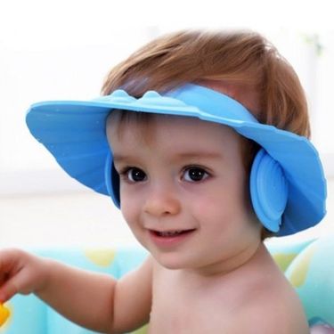 ETT 562741419664 Bebek Banyo Şapkasi Düğmeli Kulaklikli