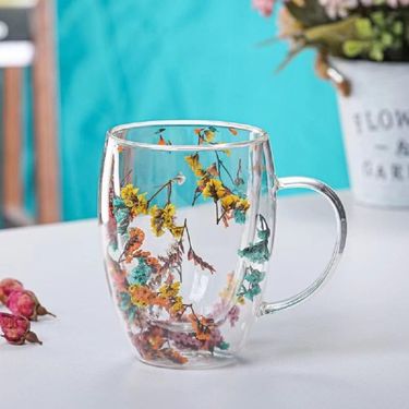 ETT 562741419723 Orjinal Kurutulmuş Çiçekli Kupa Bardak