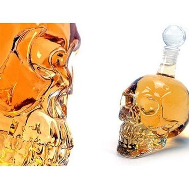 ETT 562741419948 Crystal Head Kuru Kafa Cam Şişe 350 Ml