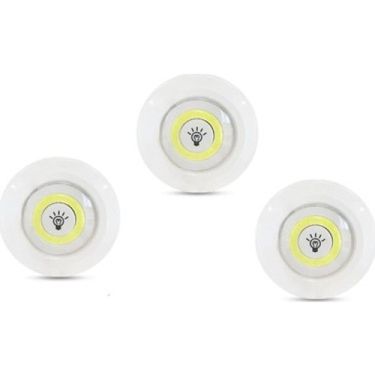 ETT 562741419960 Kablosuz Uzaktan Kumandalı 3Lü Led Lamba Seti