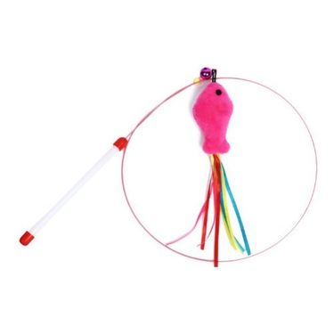 ETT 562741420272 Balıklı Kedi Oyun Oltası 90 Cm